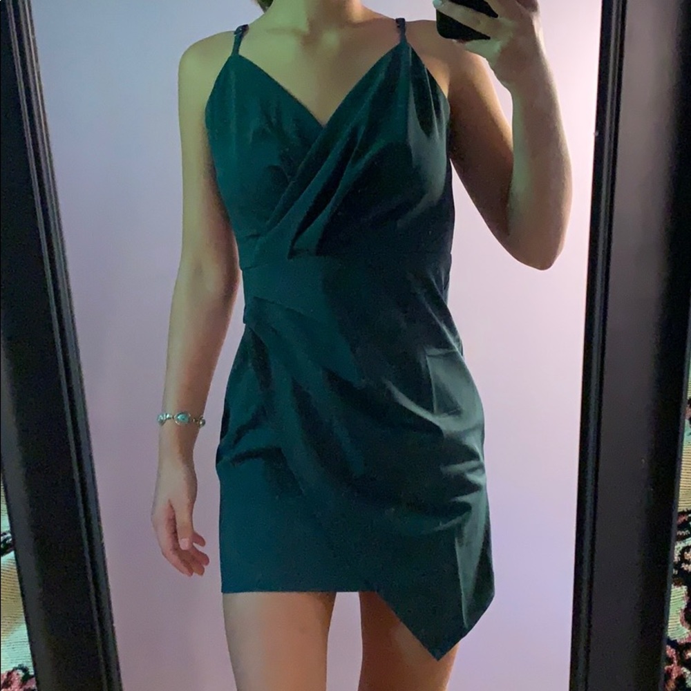Forest Green Cocktail Dress